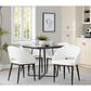 LumiSource Cosmo Square Dinette Table in Black - Table Only, , large