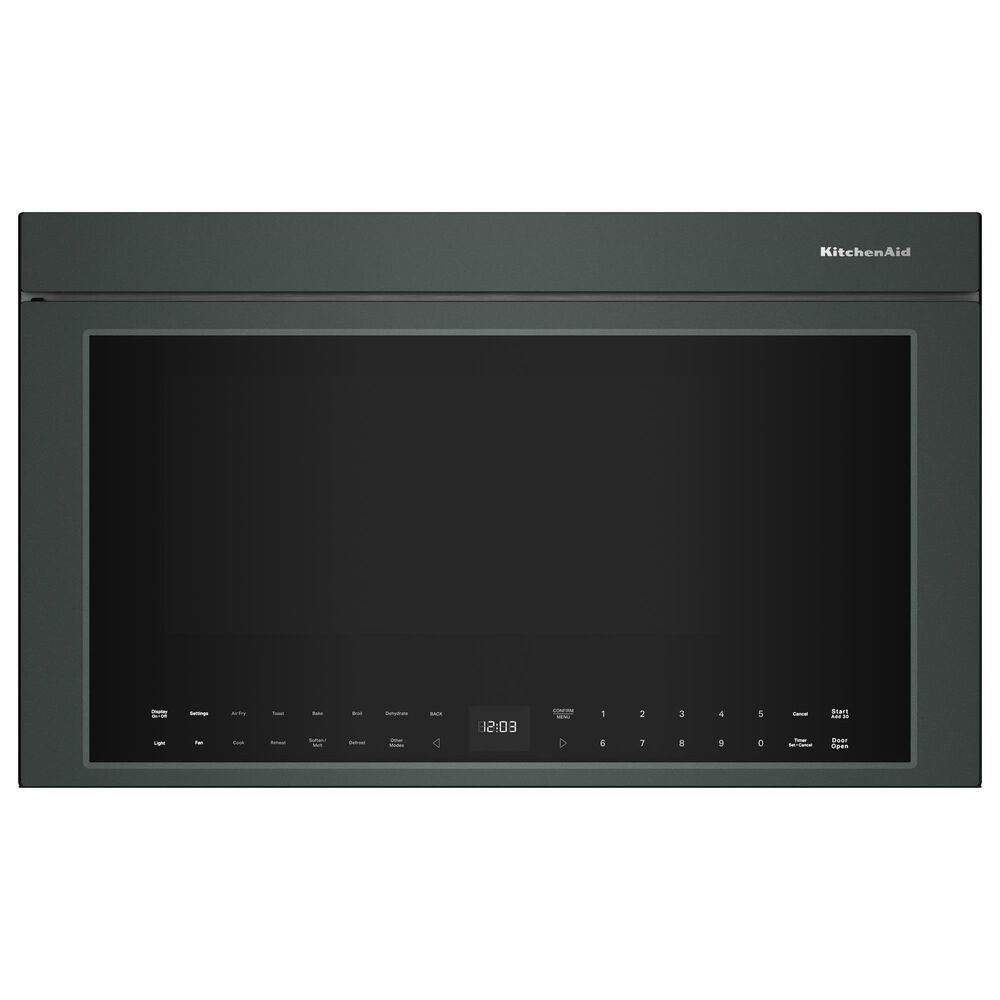 KitchenAid 2-Piece Kitchen Package with 30" Slide-In Smart Gas Range and 30" Over-the-Range Microwave Oven in Juniper, , large