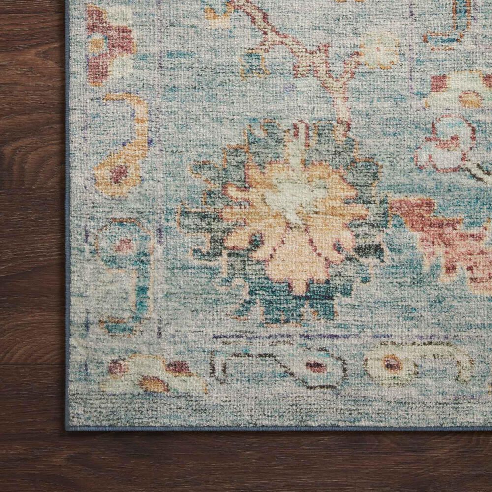 Loloi II Margot 2&#39; x 5&#39; Denim and Multicolor Runner, , large