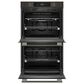 KitchenAid 2-Piece Kitchen Package with Black Ore 30" Smart Double Wall Oven and Black 30" Electric Cooktop, , large