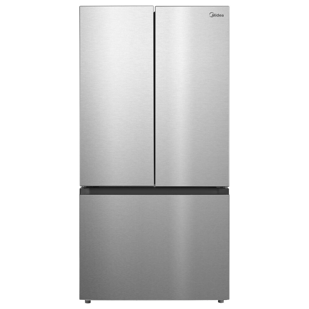 Midea 23 Cu. Ft. Garage Ready French Door Refrigerator in Stainless Steel, , large