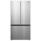 Midea 23 Cu. Ft. Garage Ready French Door Refrigerator in Stainless Steel, , large