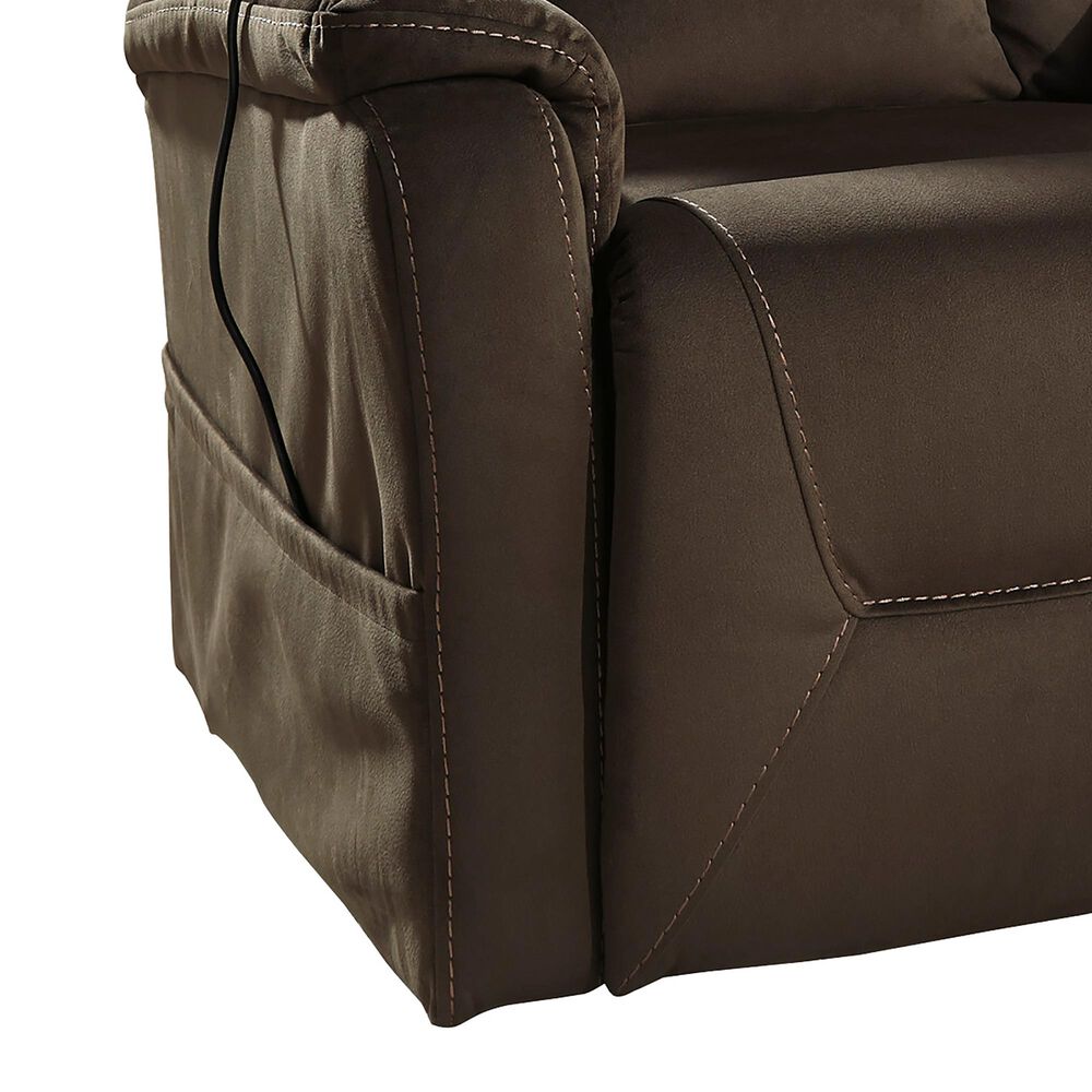 Signature Design by Ashley Samir Power Lift Recliner in Coffee, , large