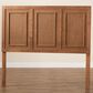 Baxton Studio Giordano King Panel Headboard in Ash Walnut, , large