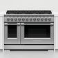 Fisher and Paykel 48" Freestanding Natural Gas Range with 8 Burners in Stainless Steel, , large