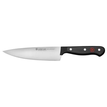 Wusthof Trident Gourmet 6" Chef"s Knife in Stainless Steel and Black, , large