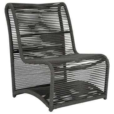 Hooker Furniture Milano Armless Club Chair in Charcoal, , large