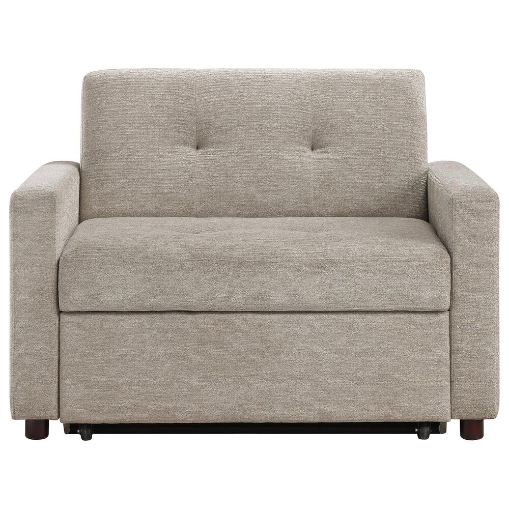 Steve Silver Convertible Sleeper Chair in Tan, , large