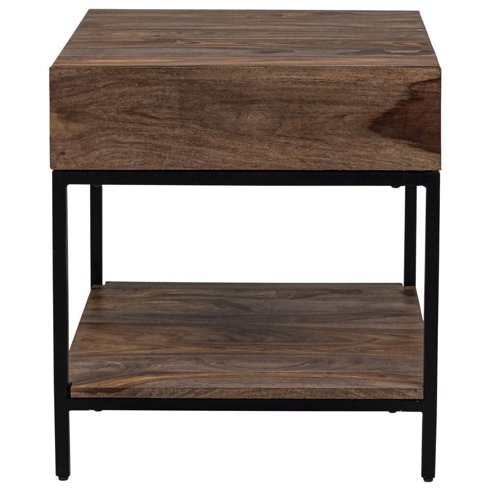 Linden Boulevard Springdale End Table in Brown, , large