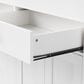 HOMLUX 75" Kitchen Island with Extendable Dining Table in White, , large