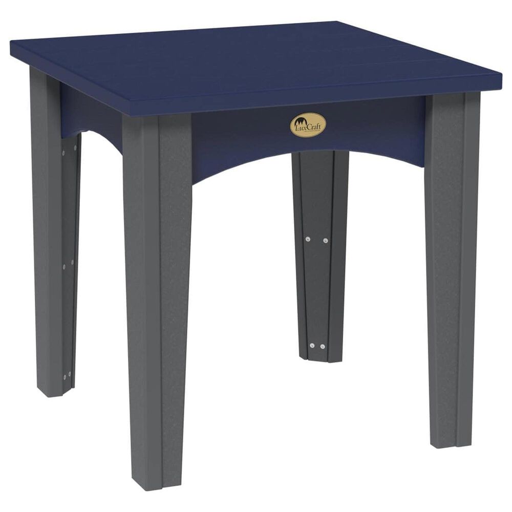 Amish Orchard Island End Table in Patriot Blue and Slate, , large
