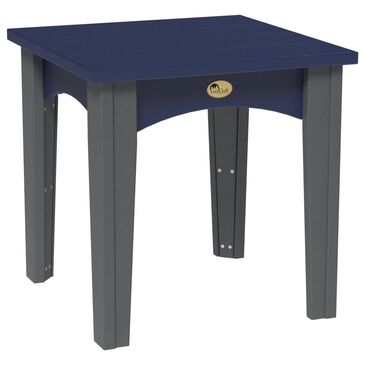 Amish Orchard Island End Table in Patriot Blue and Slate, , large