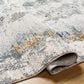 Surya Dresden Off-White, Taupe, Dusty Sage, Ink Blue, Light Gray and Deep Teal 6"7" x 9"6" Area Rug, , large