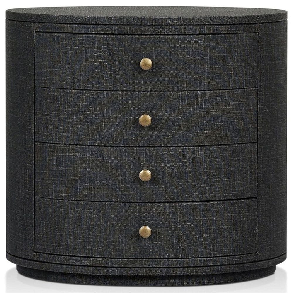 Four Hands Amelia 4-Drawer Nightstand in Black, , large