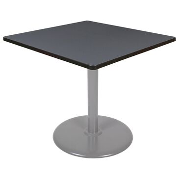 Regency Global Sourcing Cain 36" Square Counter Height Table in Grey - Table Only, , large