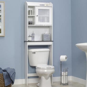 Sauder Caraway Etagere in Soft White, , large