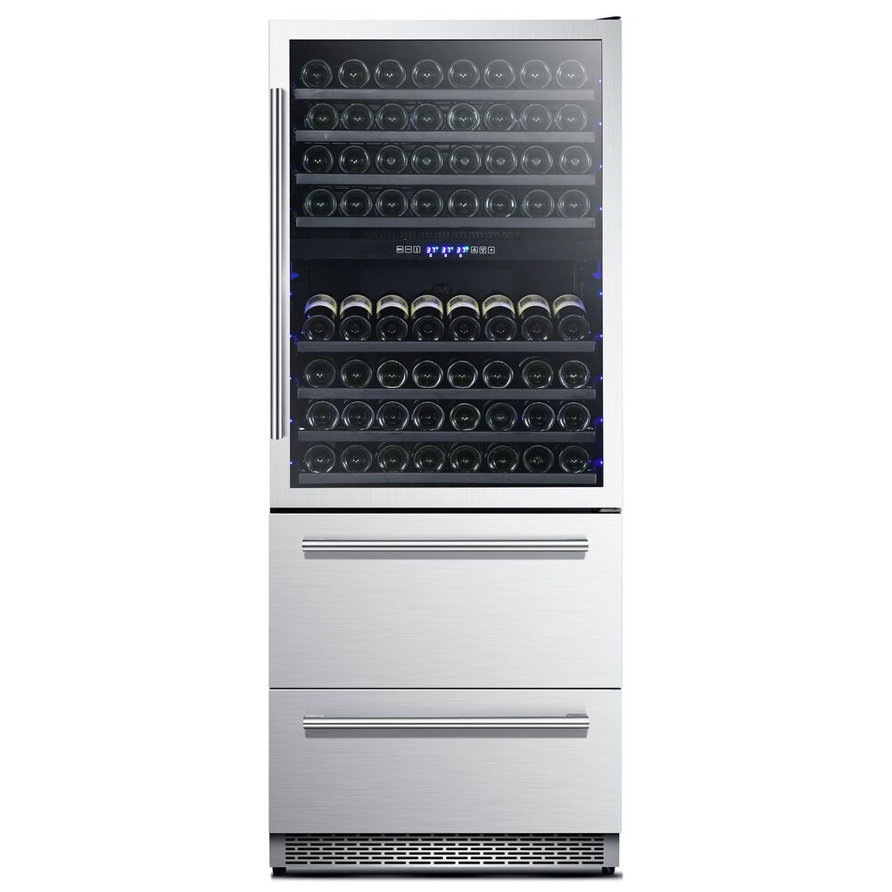 Forno Capraia 16 Cu. Ft. Dual Zone Wine Cooler and Refrigerator Storage in Stainless Steel, , large