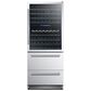 Forno Capraia 16 Cu. Ft. Dual Zone Wine Cooler and Refrigerator Storage in Stainless Steel, , large
