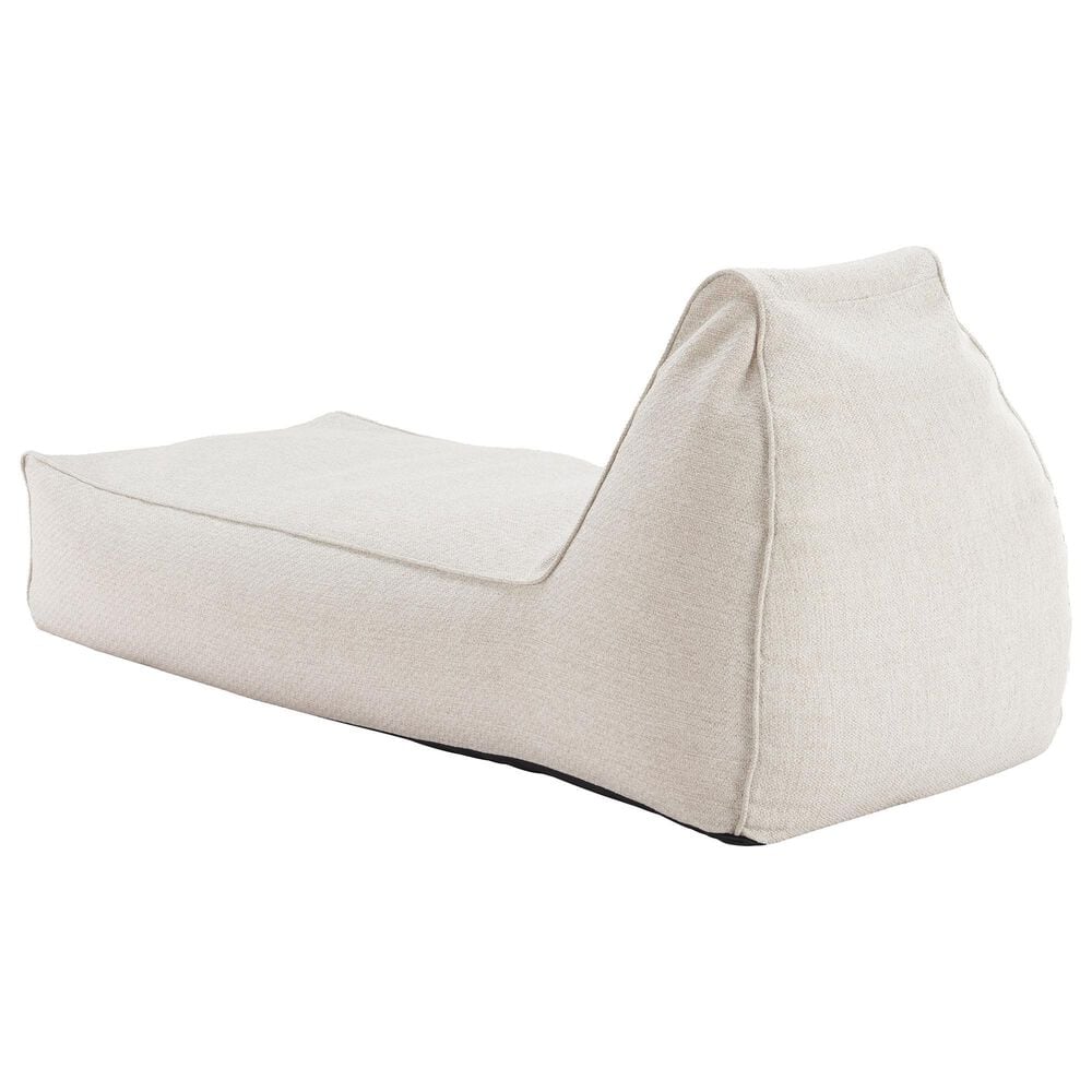 Zuo Modern Kalm Patio Chaise Lounge Chair in Beige, , large