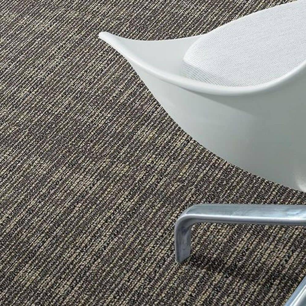 Shaw Mesh Weave 24" x 24" Carpet Tile in Pebble, , large
