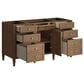 James Martin Brittany 60" Single Bathroom Vanity in Pecan with 3 cm Siberian Silestone Top, Rectangular Sink and FreePower Wireless Charger, , large