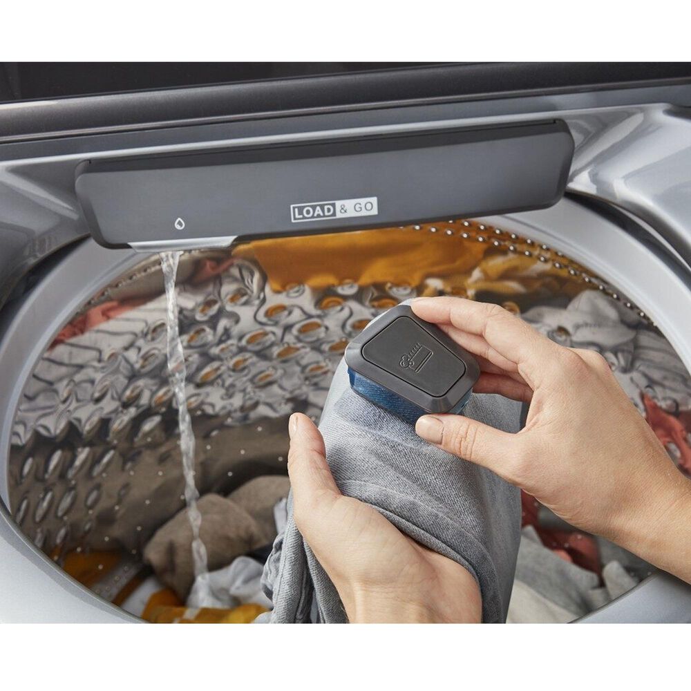 Whirlpool 5.3 Cu. Ft. Top Load Washer with 2-in-1 Removable Agitator in Chrome Shadow, , large