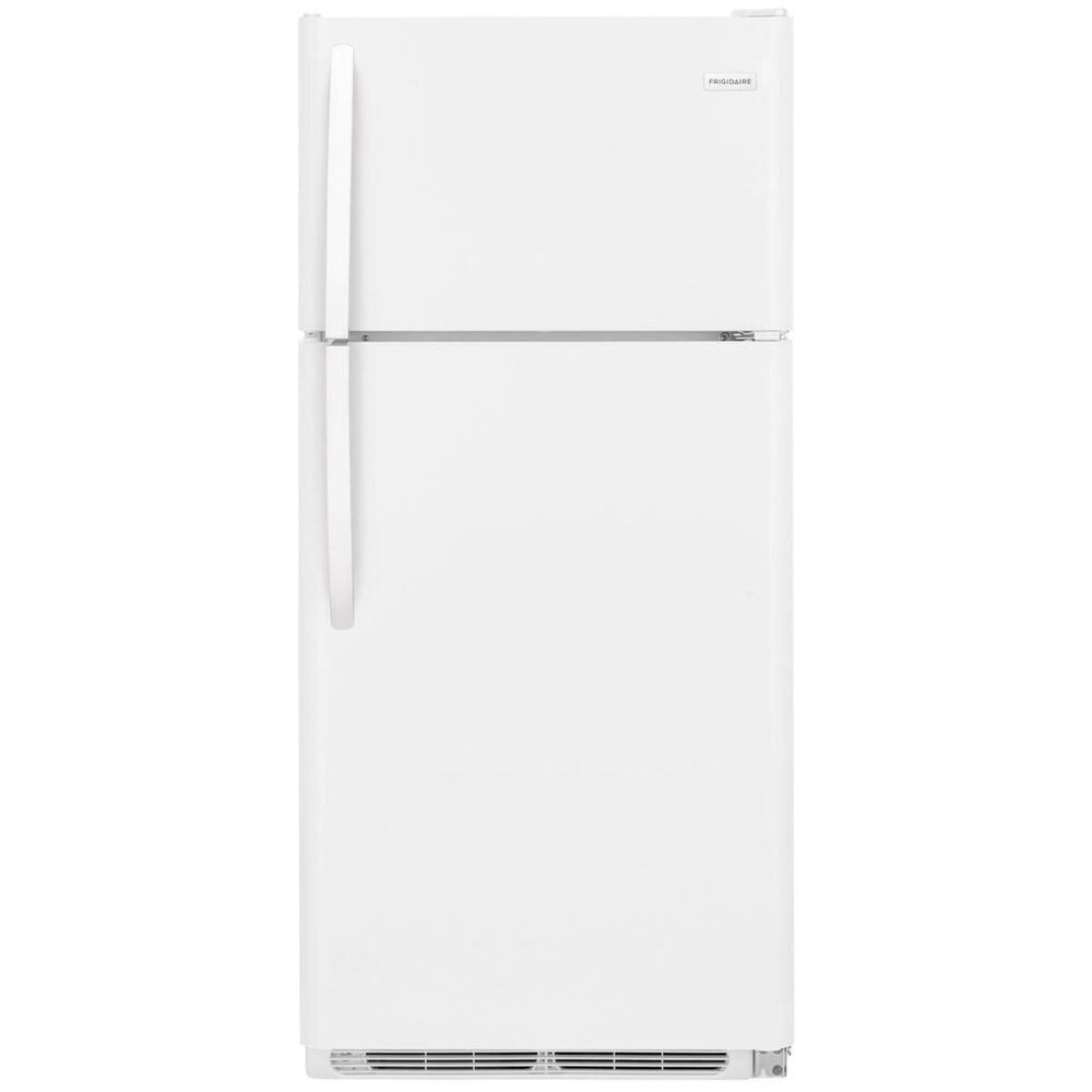 Frigidaire 18 Cu. Ft. 30" Wide Top Freezer Refrigerator in White, , large