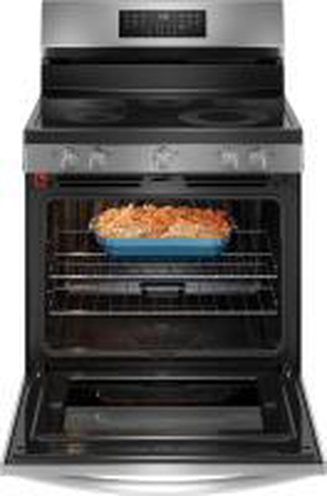Frigidaire Gallery 30&quot; Rear Control Electric Range with Total Convection in Stainless Steel, , large