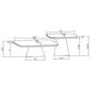 37B Eason 2-Piece Nesting Coffee Table in Walnut and Black, , large