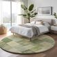 Dalyn Rug Company Pacifica PA12 8" Round Aloe Area Rug, , large