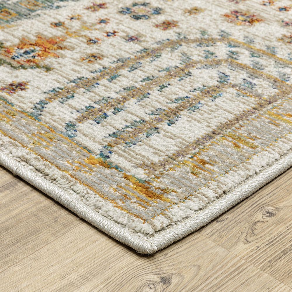 Oriental Weavers Andorra 1&#39;10&quot; x 3&#39;2&quot; Ivory and Multicolor Area Rug, , large
