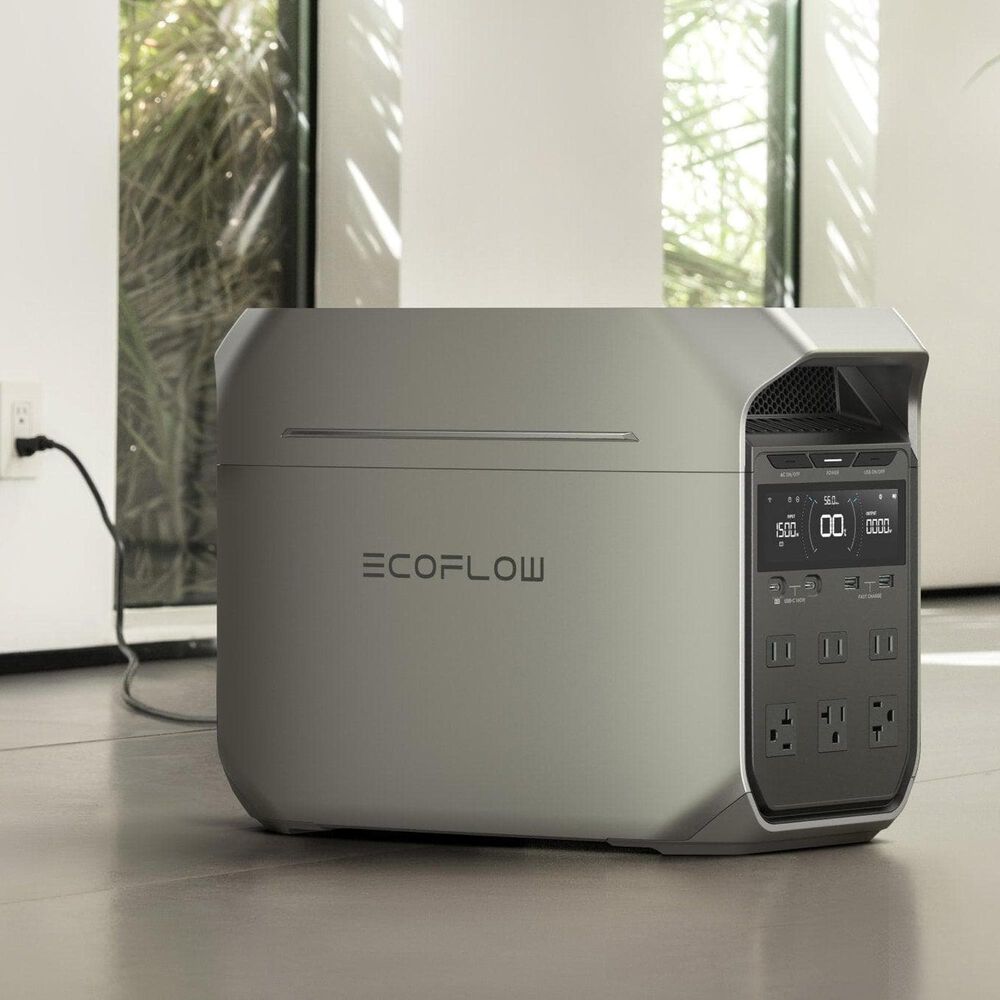 Ecoflow Delta 3 Plus Portable Power Station in Silver, , large