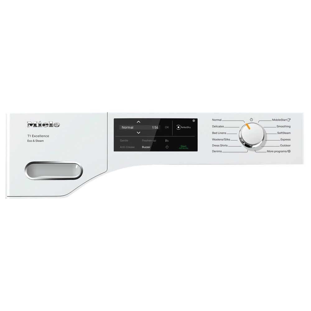 Miele 4.02 Cu. Ft. Front Loading Heat Pump Dryer in White, , large