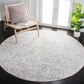 Safavieh Webster WBS310G 6"7" Round Grey and Beige Area Rug, , large