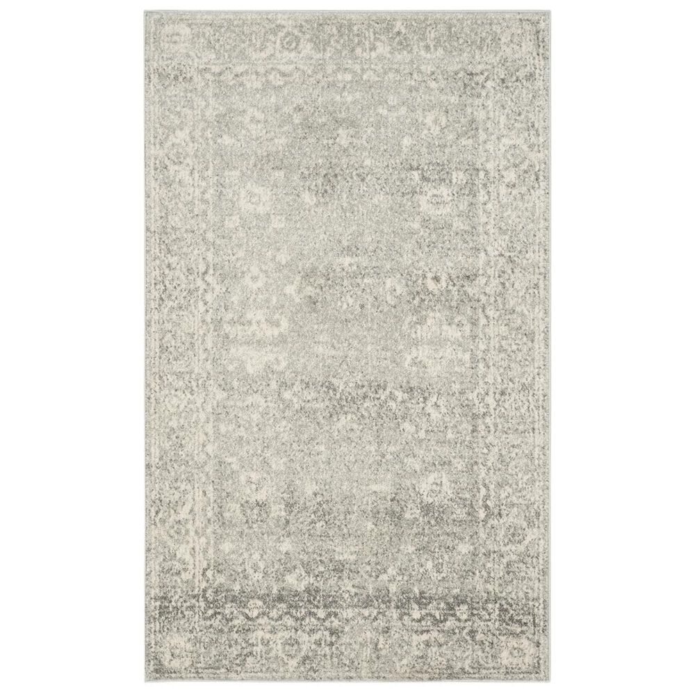 Safavieh Evoke EVK270Z 2&#39;2&quot; x 4&#39; Silver and Ivory Scatter Rug, , large