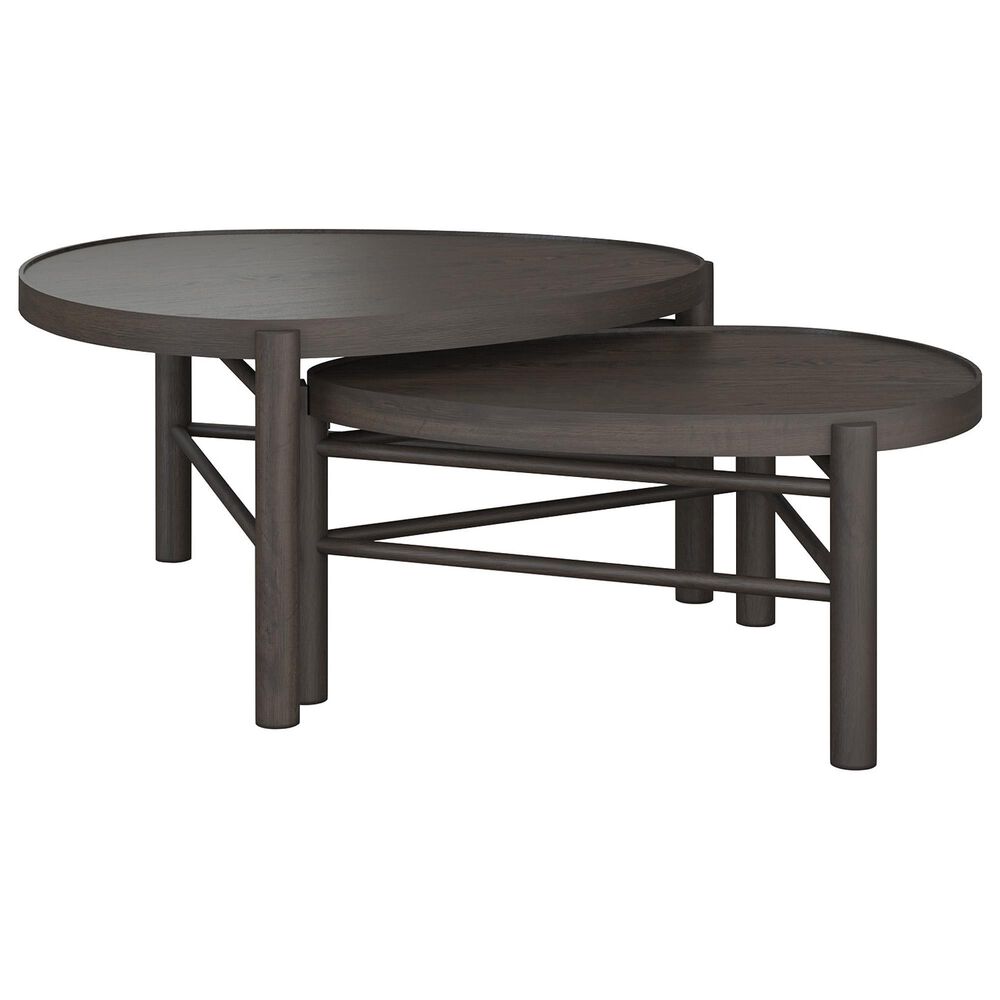 Nicolette Home Hadleigh Nesting Cocktail Table in Coffee Bean, , large