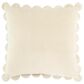 Surya Corduroy Quarters 20" Square Throw Pillow in Cream, , large