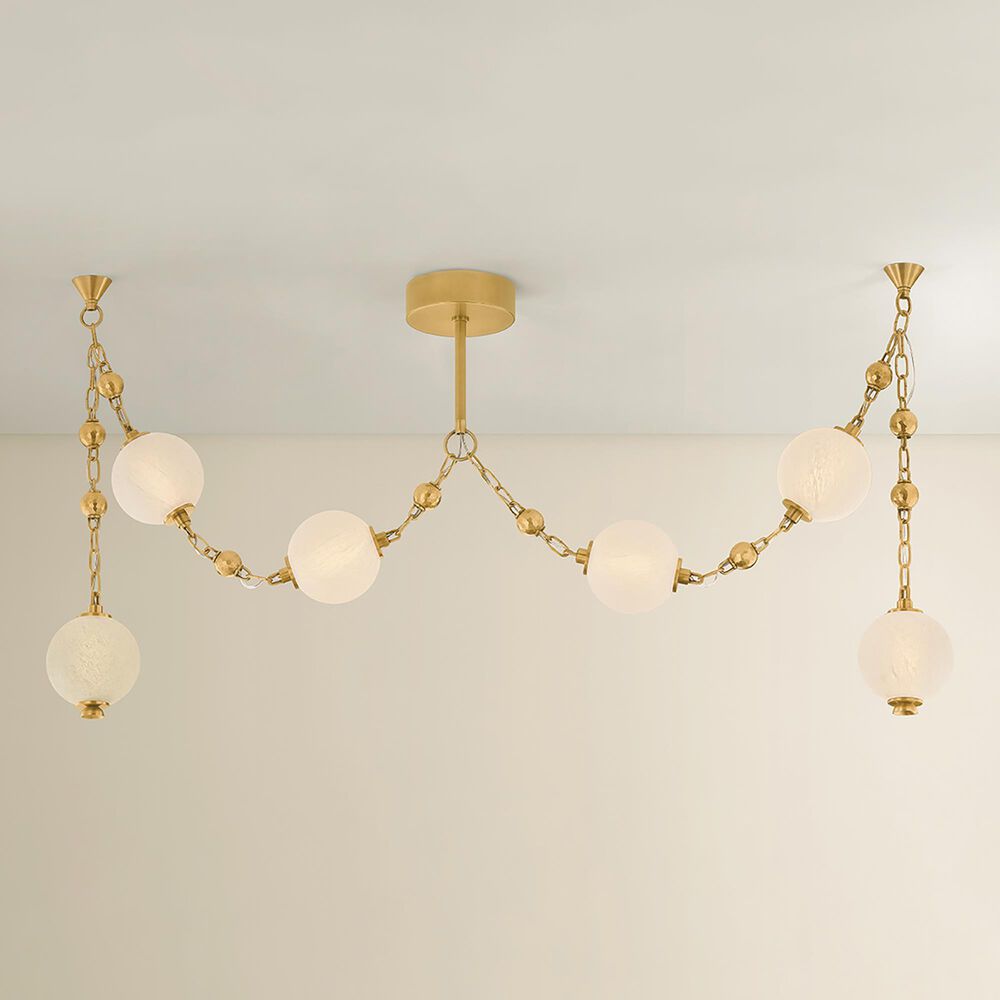 Troy Lighting Corda 6-Light Linear in Vintage Brass, , large