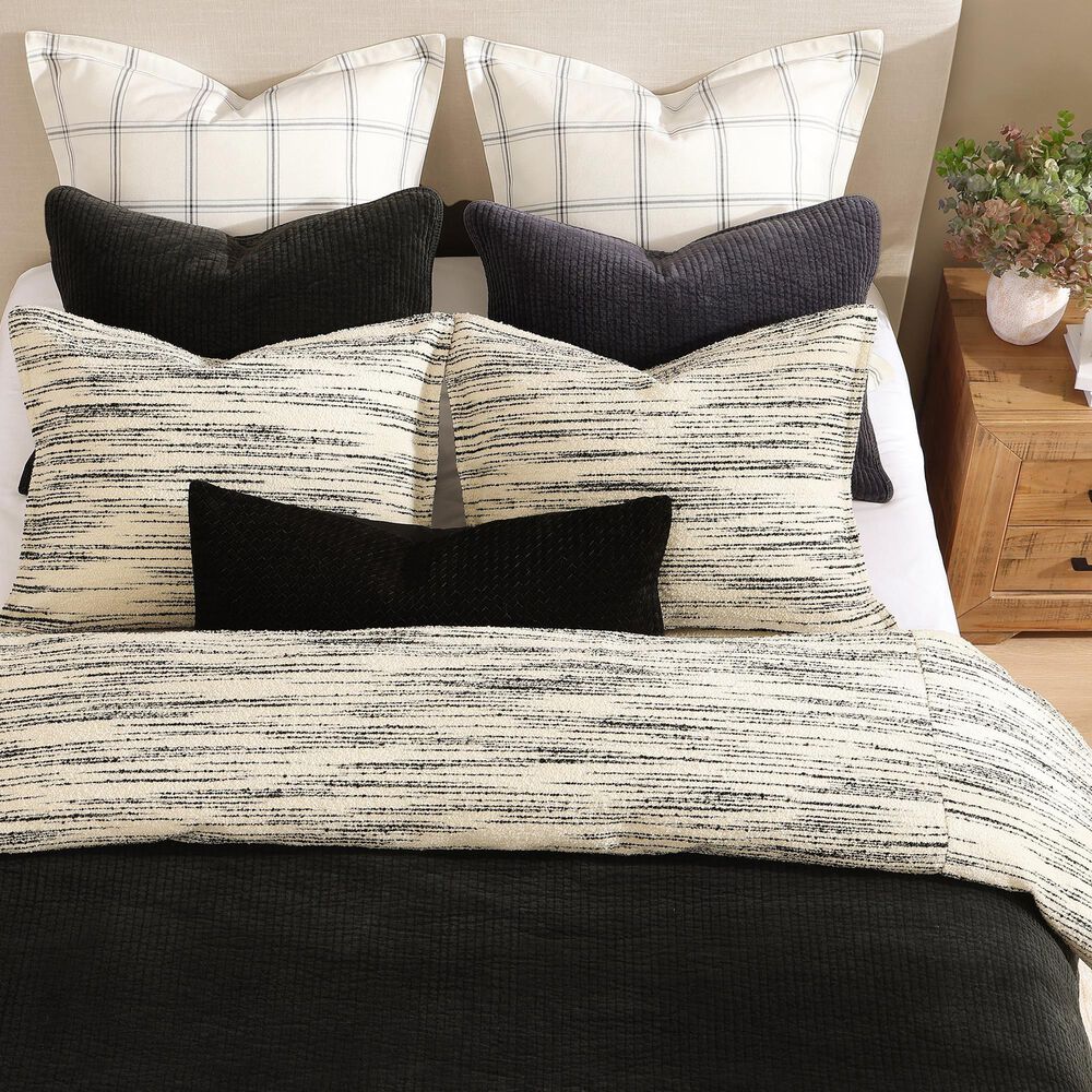 HiEnd Accents Cosmo Woven 3-Piece Full/Queen Comforter Set in White, , large