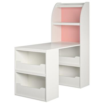 DHP Tyler Kids Craft Desk in White, , large
