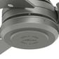 Hunter Cassisus 52" Outdoor Ceiling Fan in Matte Silver, , large