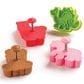 Mrs. Anderson"s Baking Animal Cookie Cutter in Brown, Red, Pink and Green (Set of 4), , large