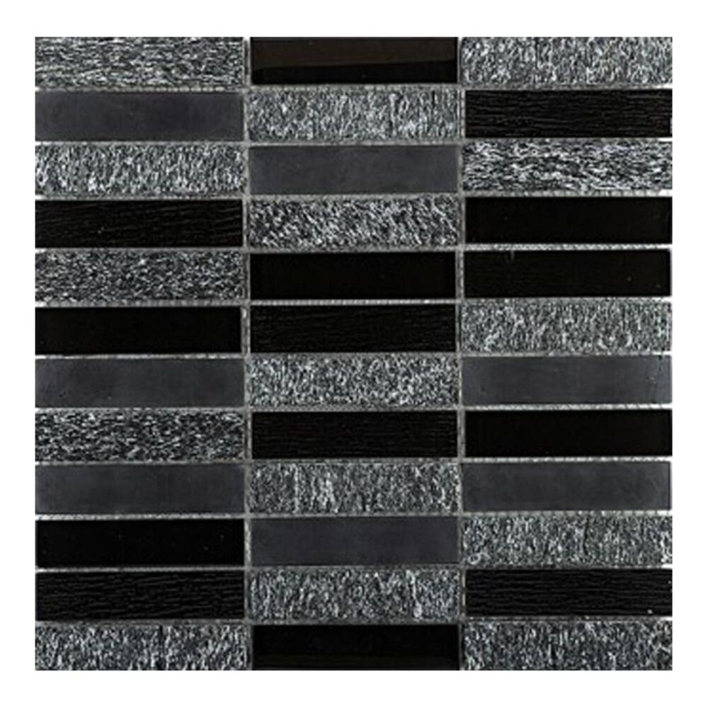 Emser Illumina Shimmer 12" x 12" Glass Mosaic Sheet, , large