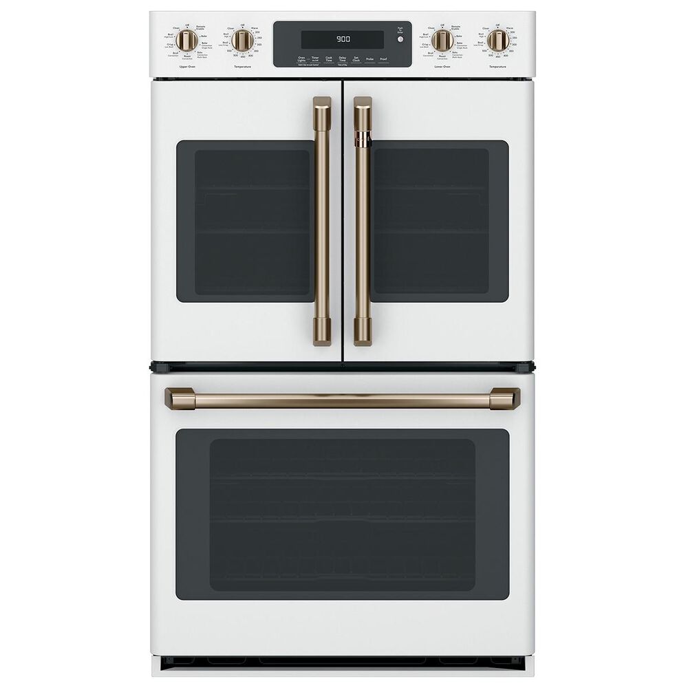 Cafe Handle and Knob Kit for Double Wall Oven in Brushed Bronze, , large