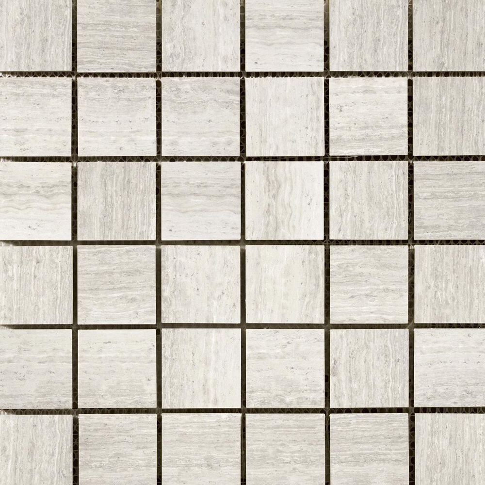Emser Metro Cream 12" x 12" Honed Natural Stone Mosaics Sheet, , large