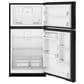 Amana 21 Cu. Ft. Top Freezer Refrigerator with Dual Crisper Drawers in Black, , large