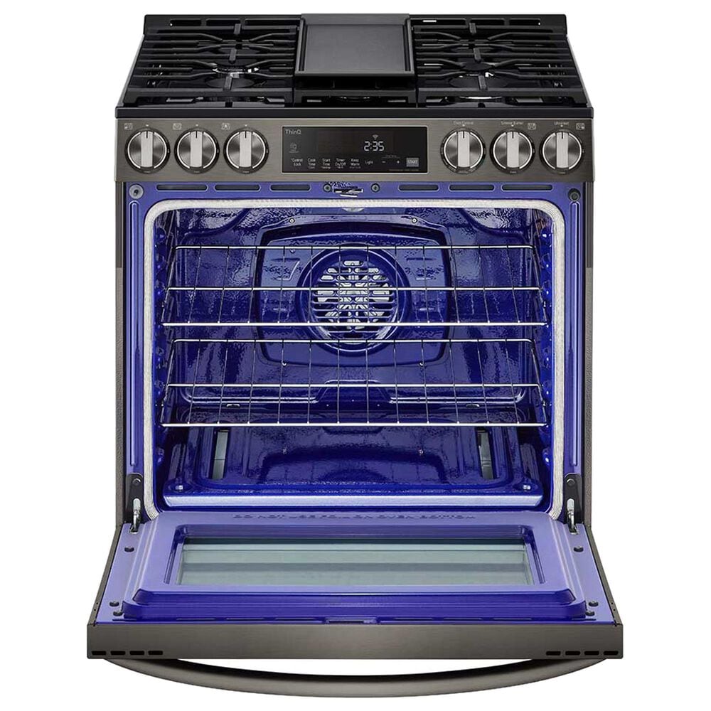 LG 5.8 Cu. Ft. SlideIn Gas Range in Black Stainless Steel Shop NFM