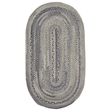 Capel Bayview 0036-340 8" x 11" Oval Granite Area Rug, , large