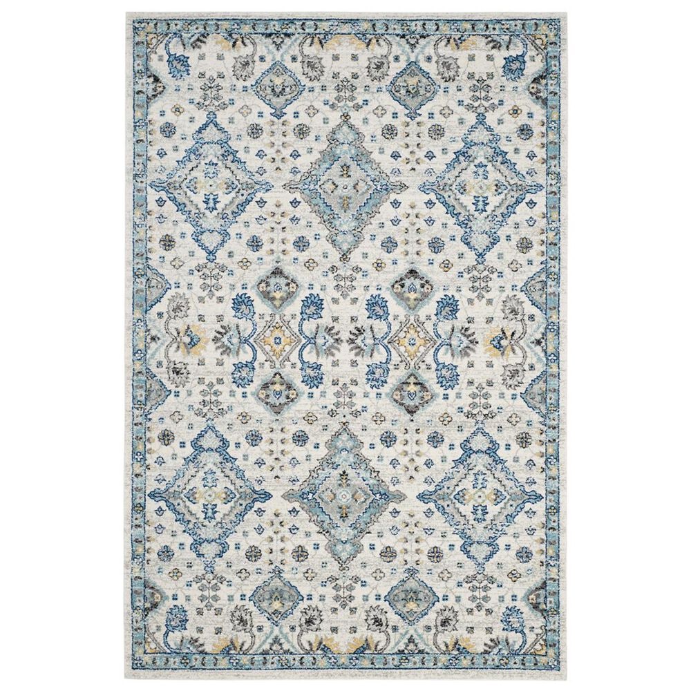 Safavieh Evoke EVK224C-5 5"1" x 7"6" Ivory/Light Blue Area Rug, , large