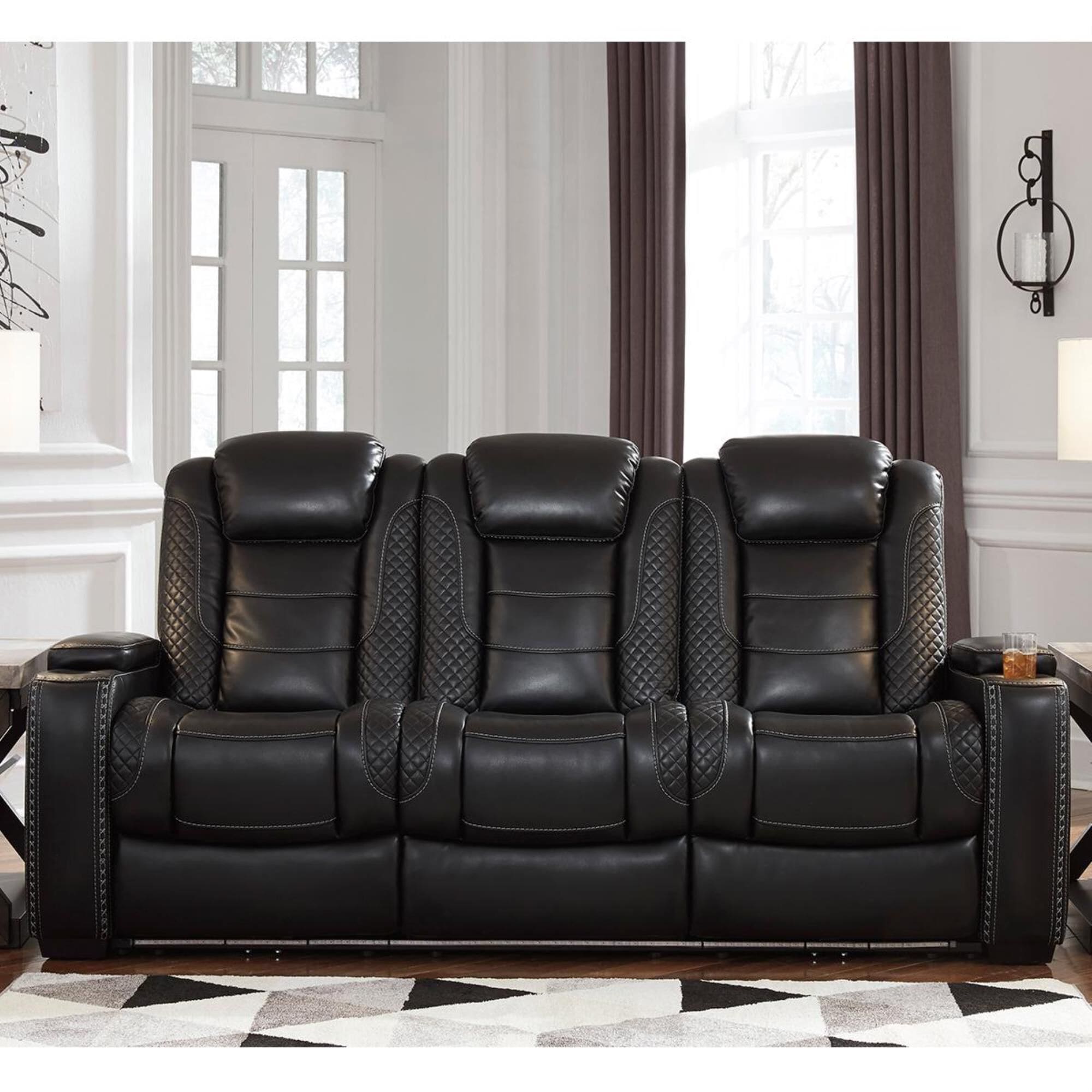 Signature Design by Ashley Party Time Power Reclining Sofa with